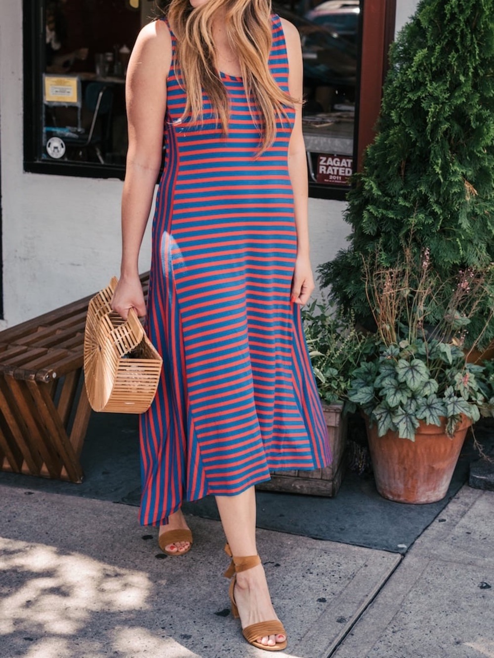 Vineyard Vines Striped Maxi dress